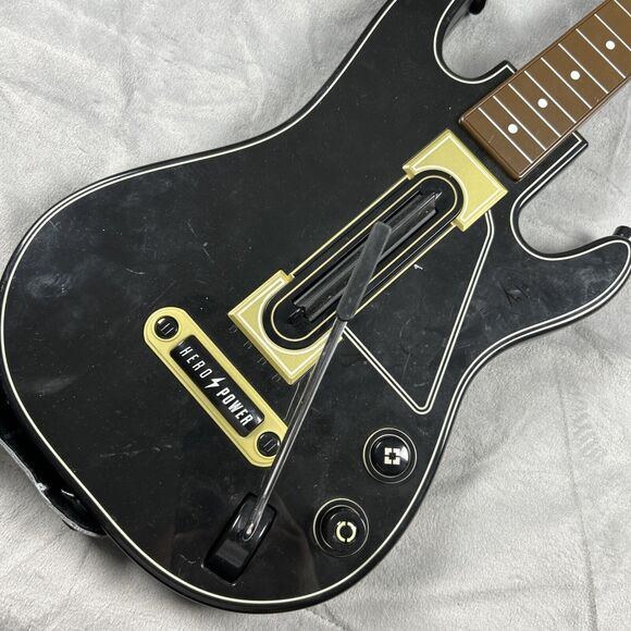 Activision Guitar Hero Power Wireless Guitar Xbox 360 PS3 w/Strap No Dongle - Picture 2 of 8